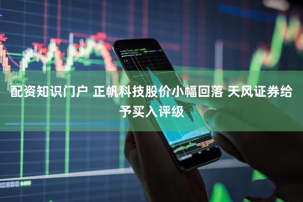 配资知识门户 正帆科技股价小幅回落 天风证券给予买入评级